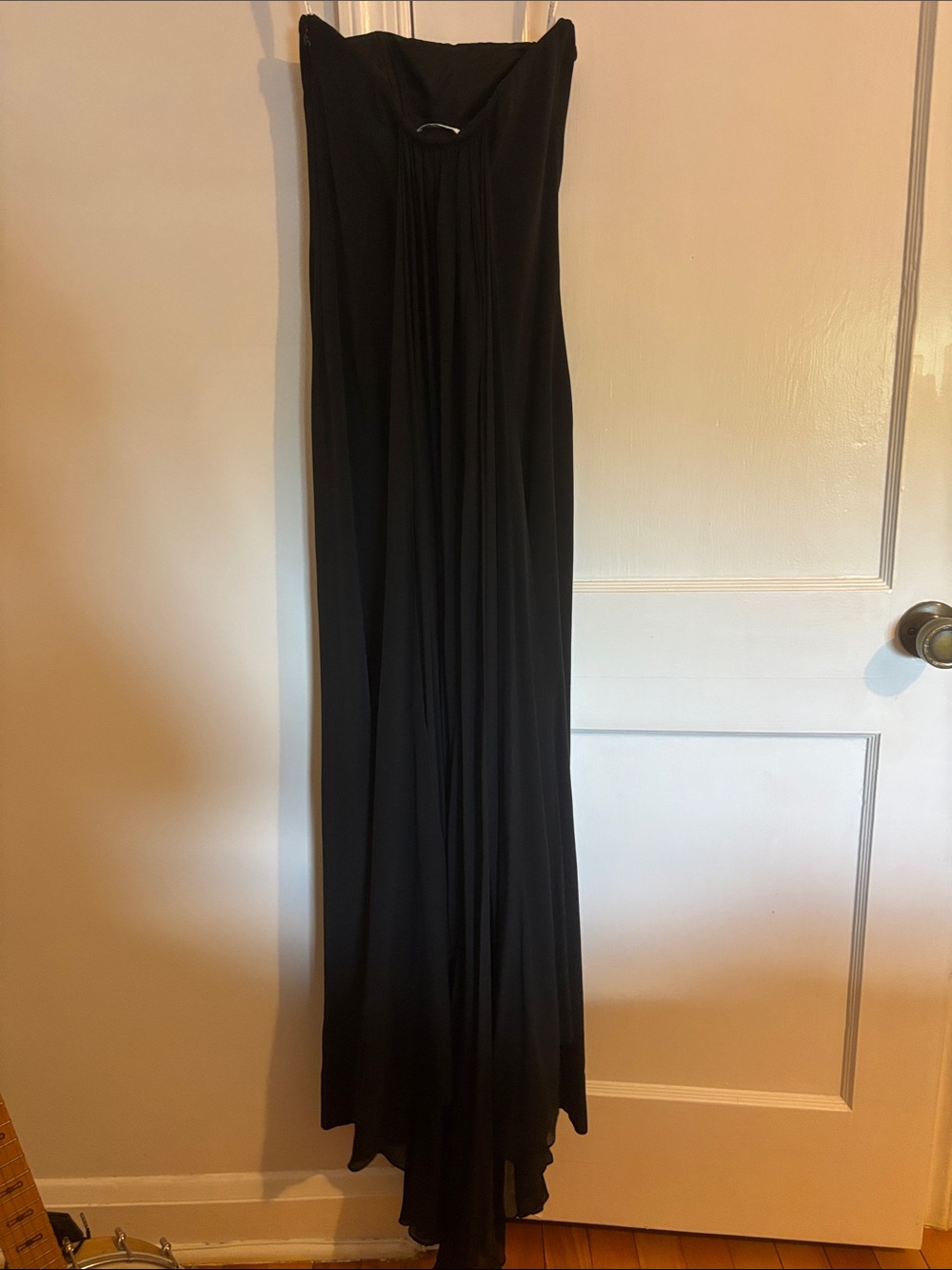 Shoshanna Silk Strapless Black Floor-Length Gown - Picture 3 of 3